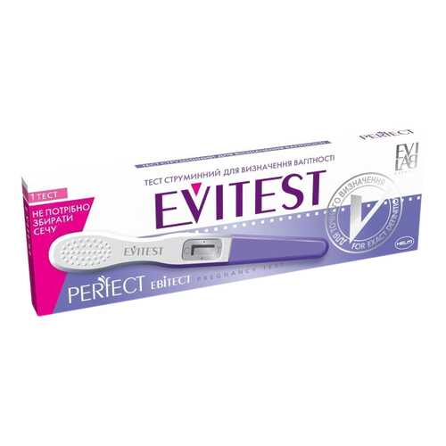 Тест кассета на определение беременности Evitest Perfect держатель колпачок в Аптека Миницен