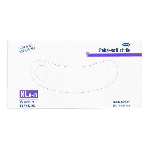 Перчатки HARTMANN Peha-soft nitrile диагностические нитриловые без пудры н/с ХL 90 шт. в Аптека Миницен