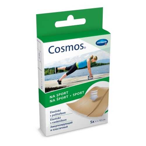 Пластырь Cosmos sport эластичный из полиуретановой пленки 6 х 10 см 5 шт. в Аптека Миницен