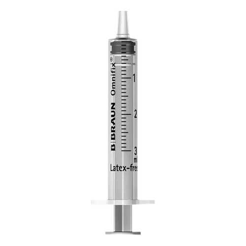 Шприц Омнификс Omnifix 3-компонентный 3мл игла 23G 100шт B.Braun в Аптека Миницен