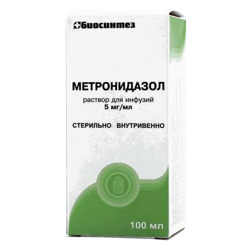Метронидазол раствор для ин. 0.5% фл 100 мл N1 в Аптека Миницен