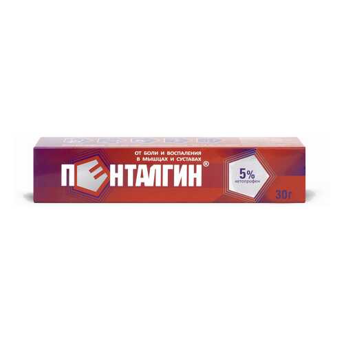 Пенталгин Экстра гель 5 % 30 г в Аптека Миницен