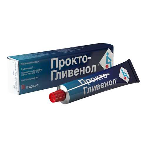 Прокто-Гливенол крем рект. туба 30 г в Аптека Миницен