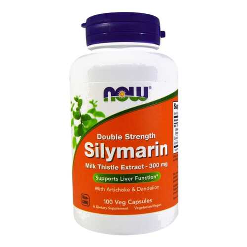 Для печени NOW Silymarin Milk Thisle 300 мг 100 капсул в Аптека Миницен
