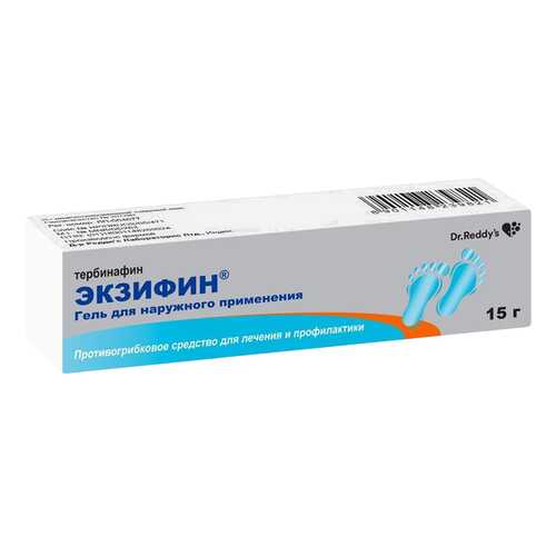 Экзифин гель для наруж. прим.1% 15 г в Аптека Миницен