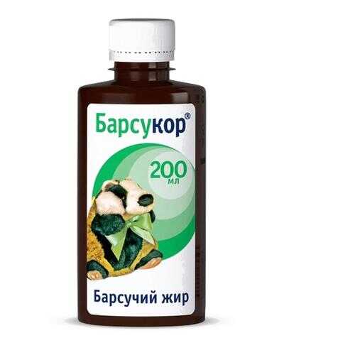 Барсукор Багира барсучий жир 200 мл в Аптека Миницен