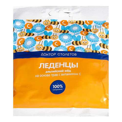 Леденцы альпийский мед 60 г в Аптека Миницен