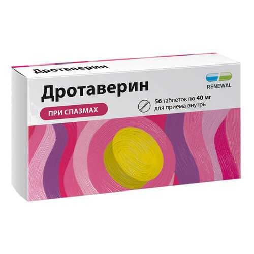 Дротаверин таблетки 40 мг №56 Renewal в Аптека Миницен