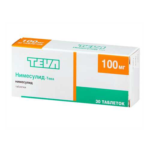 Нимесулид-Тева таблетки 100 мг №30 в Аптека Миницен