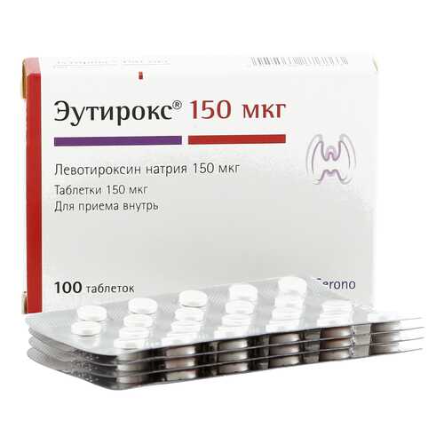 Эутирокс таблетки 150 мкг 100 шт. в Аптека Миницен