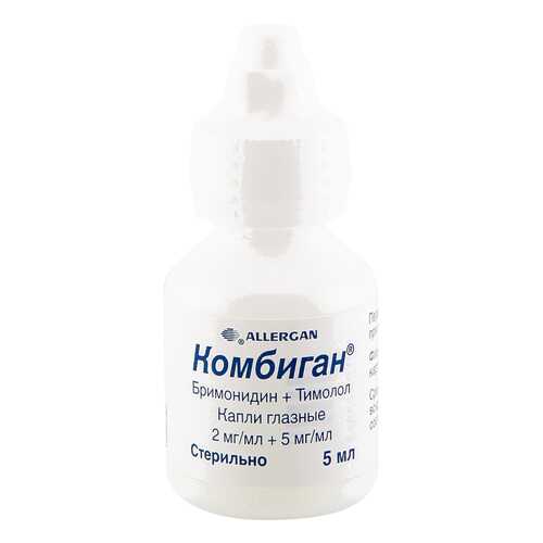 Комбиган капли 5 мл Allergan Pharmaceutical в Аптека Миницен