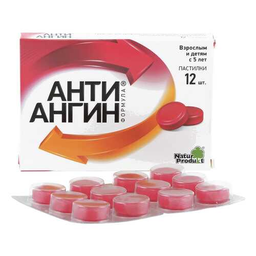 Анти-Ангин Формула пастилки 12 шт. в Аптека Миницен