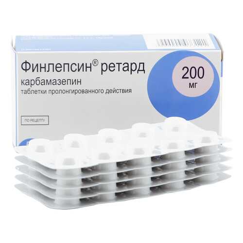 Финлепсин ретард таблетки 200 мг 50 шт. в Аптека Миницен