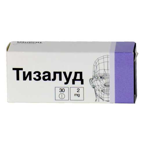 Тизалуд таблетки 2 мг 30 шт. в Аптека Миницен