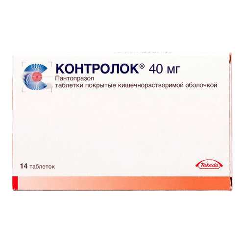 Контролок таблетки кишечнораств. 40 мг 14 шт. в Аптека Миницен