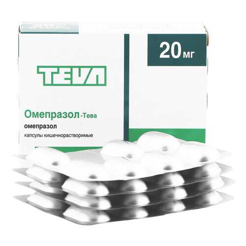 Омепразол-Тева капсулы 20 мг 28 шт. в Аптека Миницен