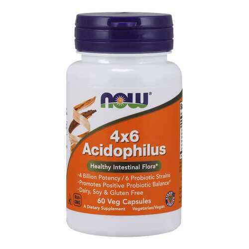 Для пищеварения NOW Acidophilus 4x6 60 капсул в Аптека Миницен