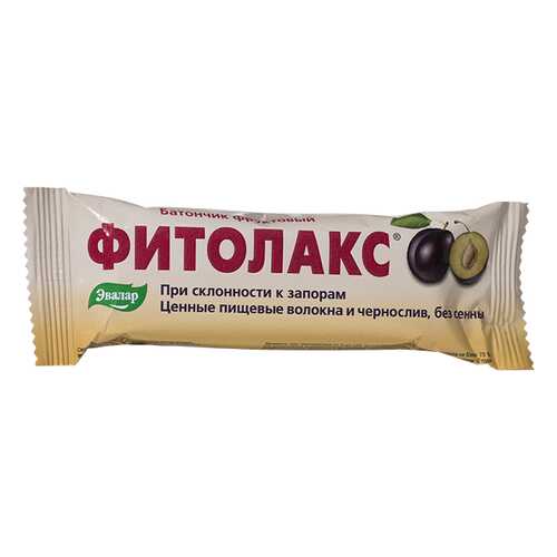 Фруктовый батончик Эвалар Фитолакс 50 г 12 шт. в Аптека Миницен
