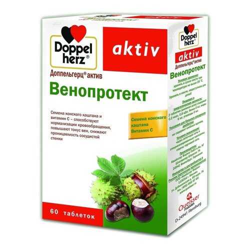 Doppelherz Aktiv Венопротект таблетки 60 шт. в Аптека Миницен