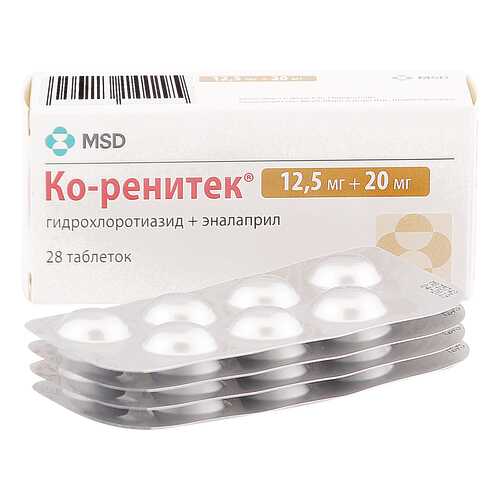 Ко-ренитек таблетки 28 шт. в Аптека Миницен