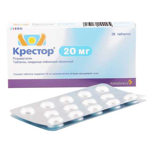 Крестор таблетки 20 мг 28 шт. в Аптека Миницен