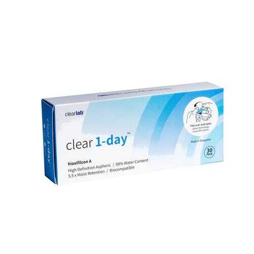 Контактные линзы ClearLab Clear 1-Day 30 линз R 8.7 +02,00 в Аптека Миницен