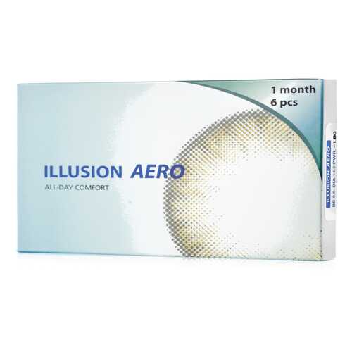 Контактные линзы ILLUSION Aero 6 линз R 8.6 -5.0D в Аптека Миницен