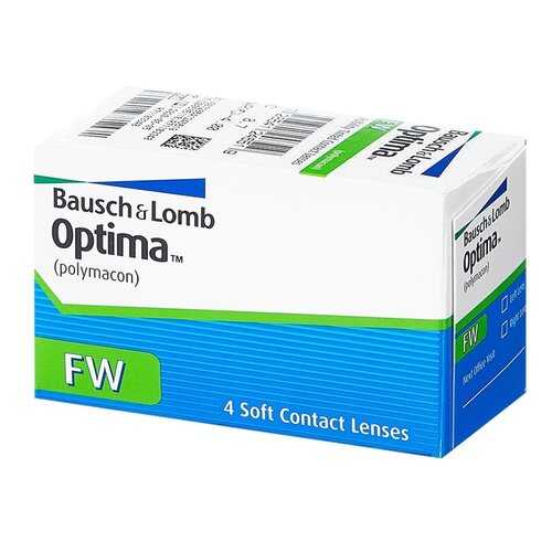 Контактные линзы Optima FW 4 линзы R 8,7 -0,50 в Аптека Миницен
