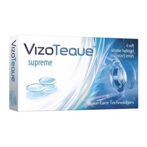 Контактные линзы VizoTeque Supreme 6 линз R 8,6 -2,50 в Аптека Миницен