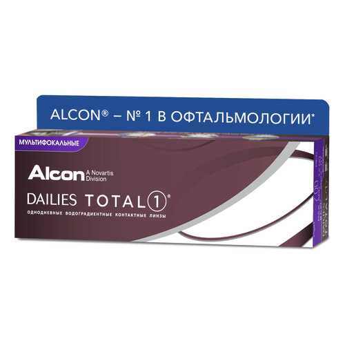 Контактные линзы Dailies Total1 Multifocal 30 линз Medium от +1,25 до +2,00 R 8,5 -3,00 в Аптека Миницен