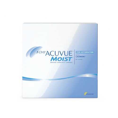 Контактные линзы 1-Day Acuvue Moist for Astigmatism 90 линз -7,50/-2,25/180 в Аптека Миницен