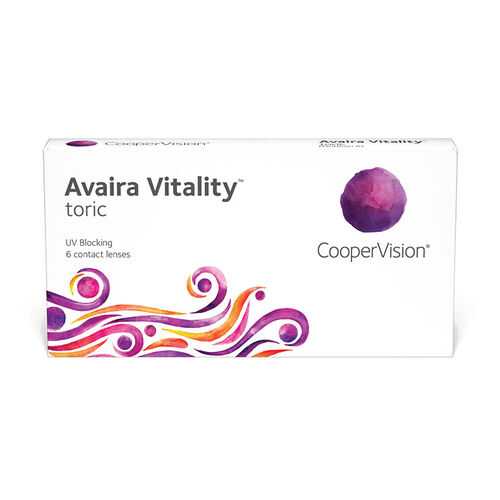 Линзы контактные CooperVision Avaira Vitality toric 6 шт. -2/2,25/10 в Аптека Миницен