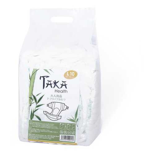 Подгузники для взрослых Тaka Health L 100-135 см 10 шт. в Аптека Миницен