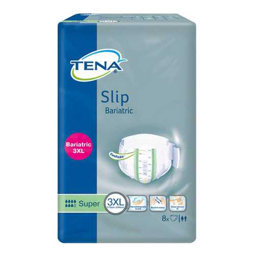 Подгузники для взрослых Tena Slip Bariatric Super 3XL 8 шт. в Аптека Миницен