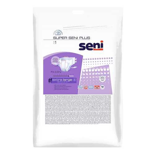 Подгузники для взрослых, XL, 1 шт. Super Seni Plus в Аптека Миницен