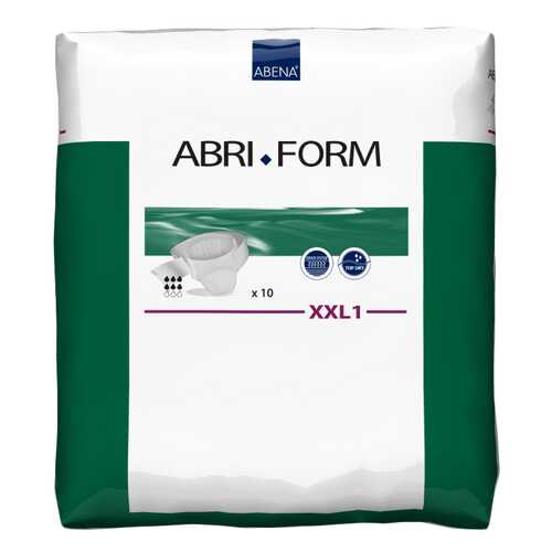 Подгузники для взрослых, XXL1, 10 шт. Abena Abri-Form в Аптека Миницен