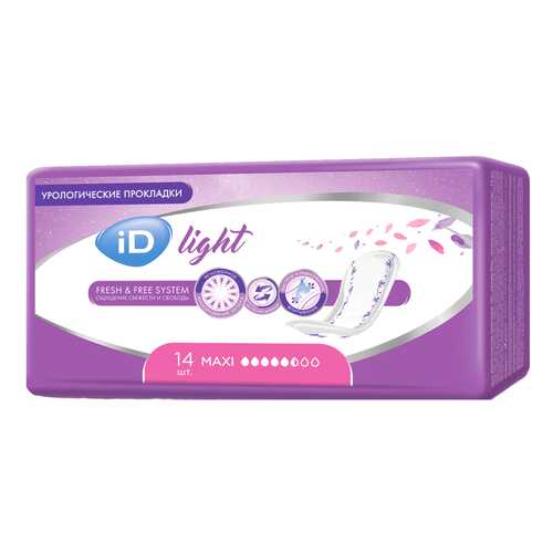 Урологические прокладки iD light maxi 14 шт. в Аптека Миницен