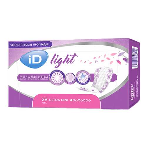 Урологические прокладки iD light mini 28 шт. в Аптека Миницен