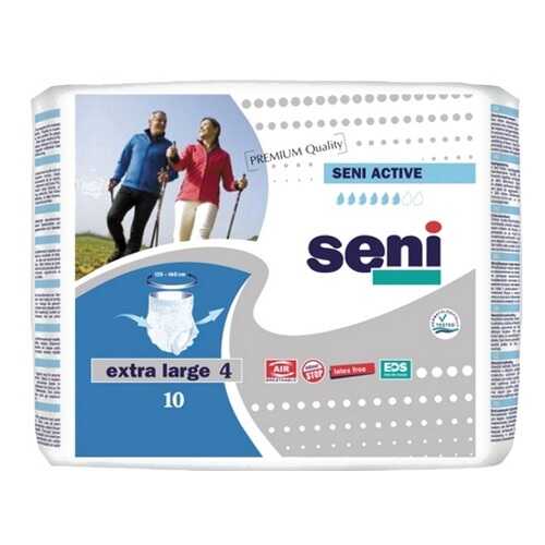 Впитывающие трусы SENI Active XL 10 шт. XL10-RU1 в Аптека Миницен