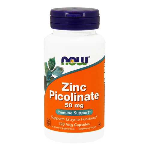 Цинк NOW Zinc Picolinate 120 капс. без вкуса в Аптека Миницен