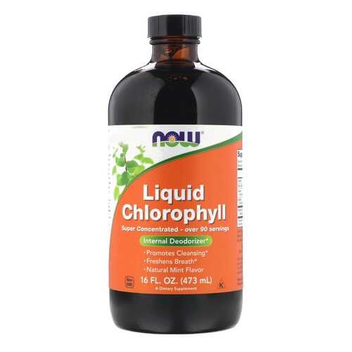 Добавка для здоровья NOW Liquid Chlorophyll 473 мл мята в Аптека Миницен