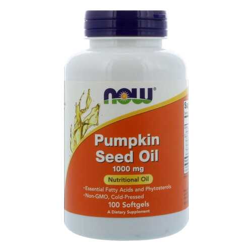 Другие масла и жиры NOW Pumpkin Seed Oil 100 капс. в Аптека Миницен