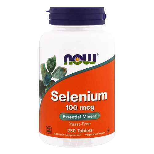 Селен NOW Selenium 250 табл. без вкуса в Аптека Миницен