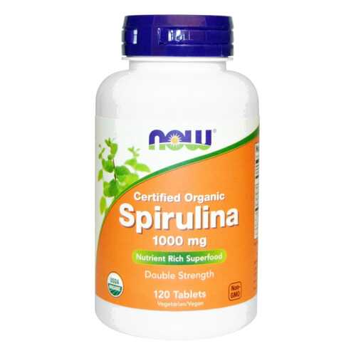Добавка для здоровья NOW Spirulina 120 табл. в Аптека Миницен