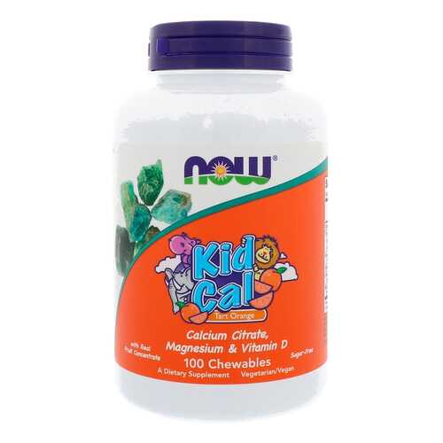 Витаминный комплекс NOW Kid Calcium 100 табл. апельсин в Аптека Миницен