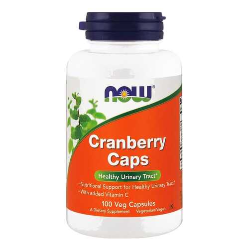 Антиоксидант, добавка для здоровья NOW Cranberry Caps 100 капс. нейтральный в Аптека Миницен