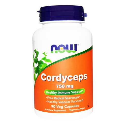 Добавка для иммунитета NOW Cordyceps 90 капс. в Аптека Миницен