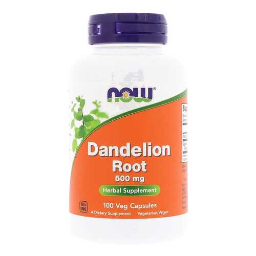 Добавка для здоровья NOW Dandelion Root 100 капс. натуральный в Аптека Миницен
