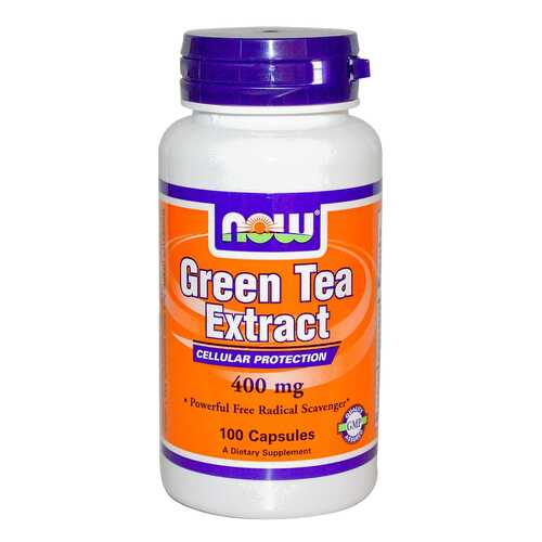 Добавка для здоровья NOW Green Tea Extract 100 капс. в Аптека Миницен