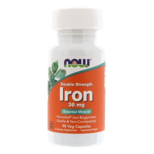 Минеральный комплекс NOW Iron Double Strength 90 капс. без вкуса в Аптека Миницен